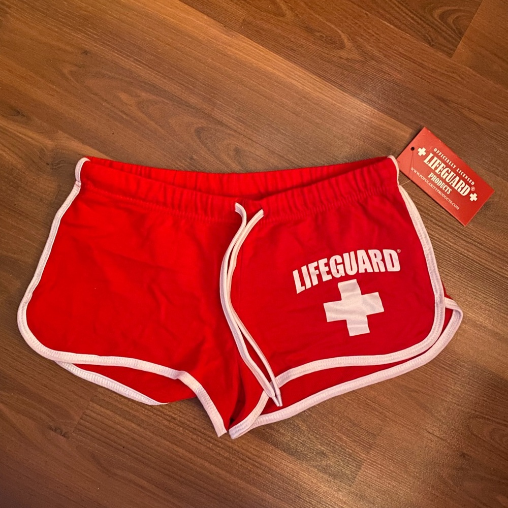 Red Women's Lifeguard Shorts